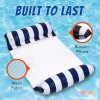 Playbees Hammock Pool Float Blue Multi-Purpose Inflatable Water Pool Float