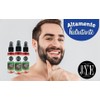 JYE Tratamiento Natural para Crecimiento de barba, bigote, cejas y