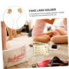 FOMIYES 6pairs Eyelash Wearing Tool Magnetic Eyelash Grafting Holder for