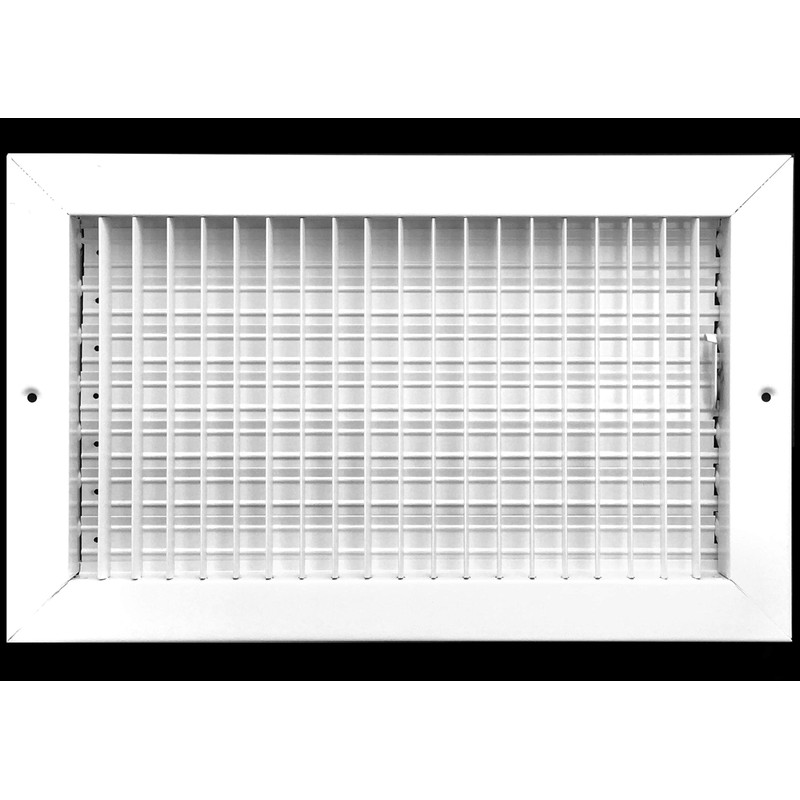 14"w X 8"h Adjustable AIR Supply Diffuser - HVAC Vent