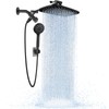 Veken High Pressure Rain Shower Head Combo with Extension Arm-