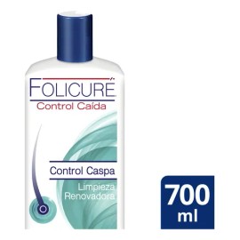 Shampoo Folicuré Control Caspa Limpieza Renovadora 700ml