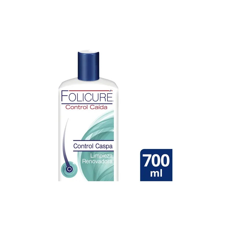Shampoo Folicuré Control Caspa Limpieza Renovadora 700ml