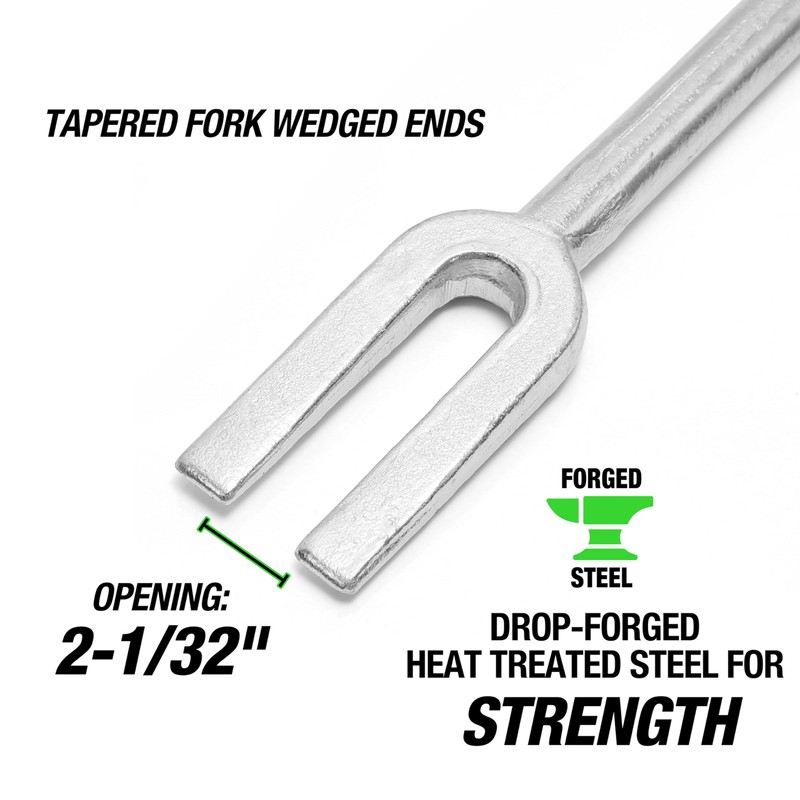 OEMTOOLS 25201 Pickle Fork Tie Rod Removal Tool, 2-1/32" Opening