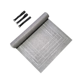 TINYOUTH Jigsaw Puzzle Roll Up Mat for 1000/1500/2000pcs Puzzle, 1.5mm Foldable Puzzle Board Saver Storage Felt Pad Jigsaw Pad Puzzle Saver for Round Puzzle, Square puzzle & Rectangle Puzzle, Grey