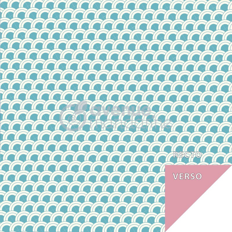 Avenue Mandarine OR511C Origami Paper with 60 Sheets, Printed on