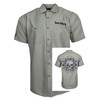 Embroidered Shop Shirt - Men's Warm Gray Electric Head X-Large