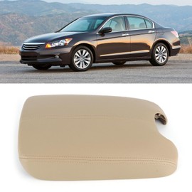 Cubierta de Reposabrazos, Tapa de la Consola Central del Coche, Cubierta de Reposabrazos, Ajuste Directo de Repuesto para Accord 2008-2012(Beige)