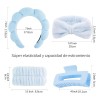5 Pcs Diademas De Pelo Y Muñequeras Horquilla Maquillaje Spa