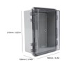 Electrical Junction Box, 160 x 210 x 100 mm ABS