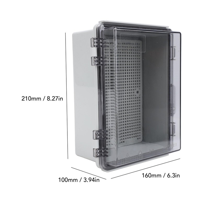 Electrical Junction Box, 160 x 210 x 100 mm ABS