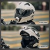 ILM Motorcycle Modular Full Face Helmet Flip up Dual Visor