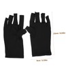 OHPHCALL 2pairs Uv Protection Manicure Gloves for Women Nail Art