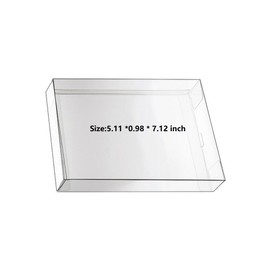 WICAREYO 10PCS Fall-Hülse für NES Kasten Spielpatrone CIB Schutz für NES