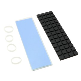 ZCZQC M.2 Heatsink Thermal pad with Rubber Ring and Bandage Copper Cooling Strip Graphene Coated 20x70x2 for Laptop SSD Cooler Heat Sink
