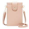 HanaRo Smartphone Pouch Pink Beige Smartphone Shoulder Pouch Shoulder Bag