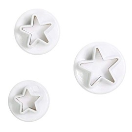 Large Star Plunger Cutter - 3 Set