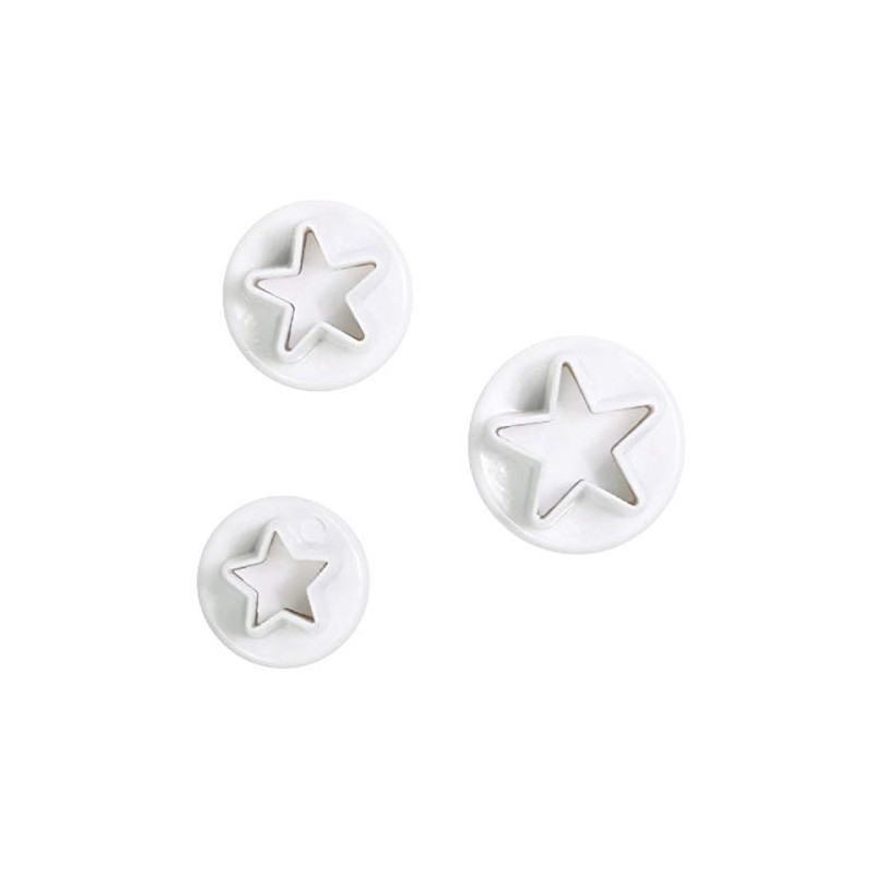 Large Star Plunger Cutter - 3 Set