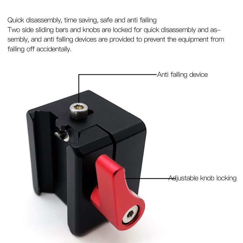 Clamp Mount Stabilizer Chute Expansion Mount 1/4 Inch 3/8 Inch