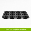 Scoville NEVERSTICK 12 Cup Cupcake Tray, Large Non-Stick Oven Tray,