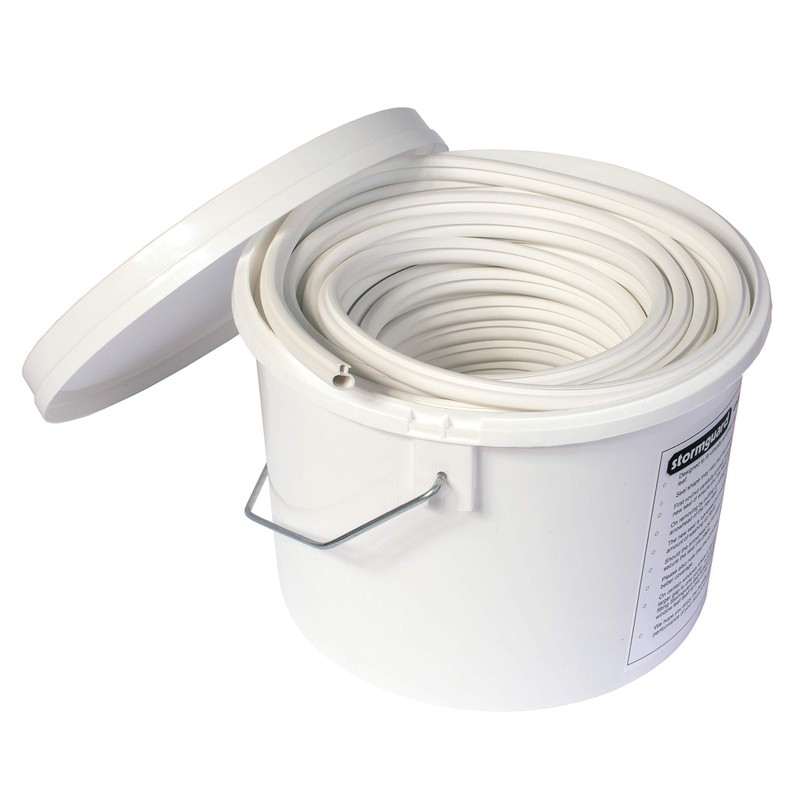 Stormguard UPVC Replacement Door and Window Gasket Rubber Seal (White)