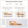 LIORCE Cat Wall Shelves, Creative Design Cat Shelf with Peephole,
