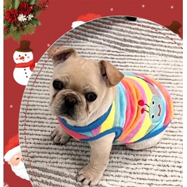 2 Pieces XS Chihuahua Cute Small Dog Puppy Winter Extra Small Pet Dachshund Clothing Fleece Sweater
