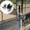 Blulu 2 Pcs Chain Link Nylon Rolling Gate Track Wheel