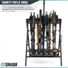 Savior Equipment Portable Folding 9 Gun Free-Standing Rifle Rack, Heavy-Duty