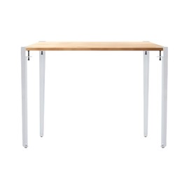 CNCEST 4pcs Adjustable F-Shaped Table Legs, White, Iron, 28" Height, 110.23lbs Capacity, Suitable for Dining, Computer, Office Tables