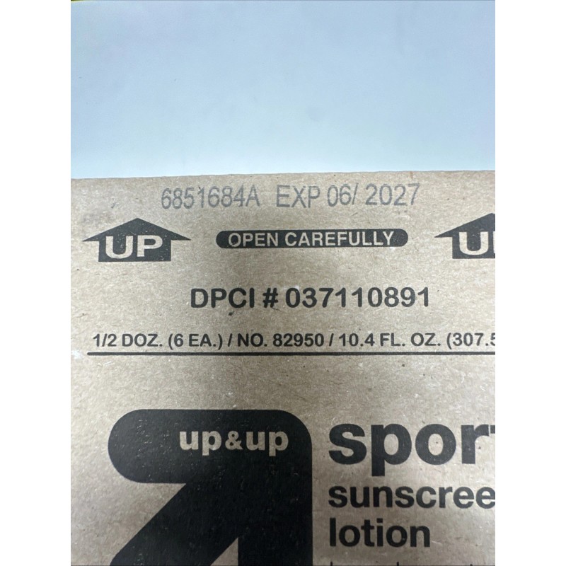 Up & Up Sport Sunscreen Lotion Broad Spectrum SPF 50