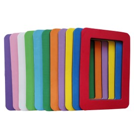 Ru Xing 4x6 Magnetic Photo Frames for Refrigerator, 11 Pack Colorful Magnetic Picture Frames, Thick Strong Magnetic Frame, Magnet Photo Frame Holder for Family, Mom, Dad, Grandparents