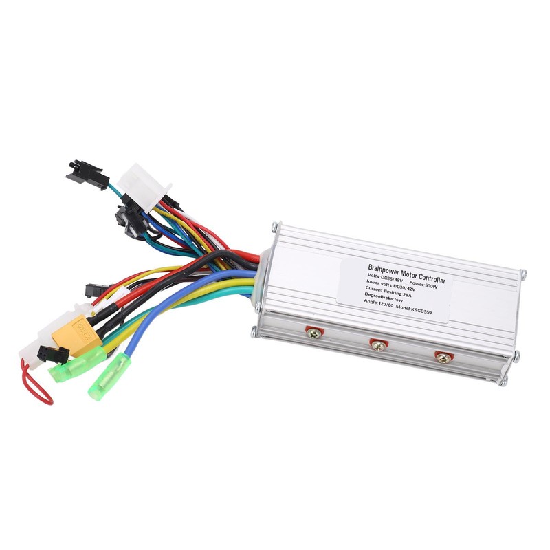 36V 48V 500W 28A Electric Bike Brushless Controller Aluminum Alloy