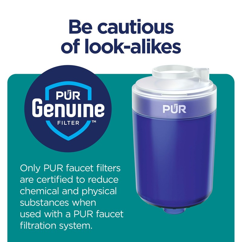 PUR PLUS Faucet Mount Replacement Filter 2-Pack, Lead Reduction, RF99992