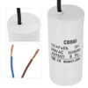 Acogedor 120uF Run Capacitor, 250V AC Wire Lead Cylinder Capacitor,