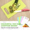 milaosk 5 Pack Small Chopping Board,Mini Coloured Chopping Boards Set