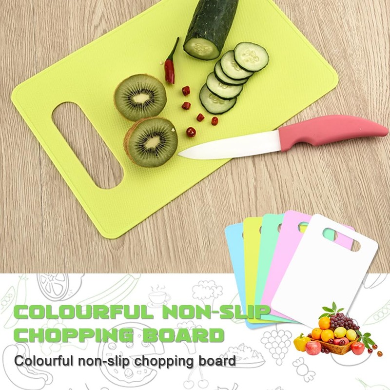 milaosk 5 Pack Small Chopping Board,Mini Coloured Chopping Boards Set