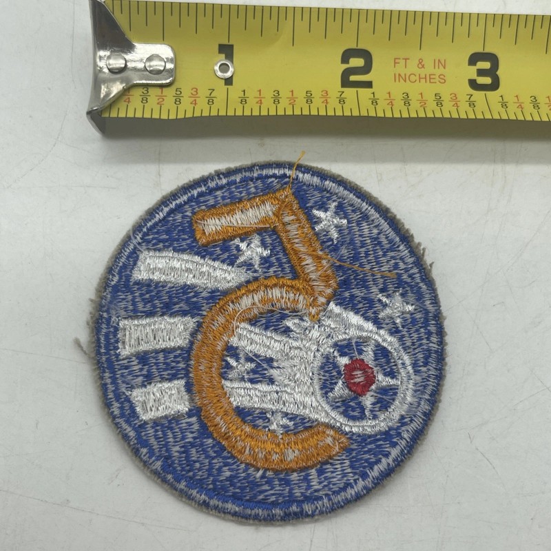 Original WWII Army Air Corps 5th Air Force Round Patch