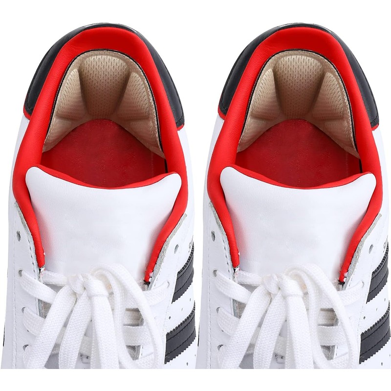 Huethy Back of Heel Cushion Pads, Adhesive Heel Grips Inserts