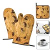 Chocolate Cookie Print Baking Mitts, Oven Mitts and Pot Holders