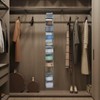 Minnhua Fabric Hanging Shelf with 10 Compartments, Foldable Hanging Storage,