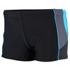 Aquarti Men's Swimming Trunks Short with Contrast Piping, 07 Black