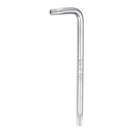 sourcing map T20 Tamper Proof Torx Star Key Bit Wrench 2.64" L-Shaped 6 Points Wrenches Chrome-Vanadium Steel Hand Tool for Automotive/Home Repairs