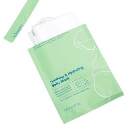 Kit de 4 Mascarillas para pancita hidratante, calmante y antiestrias de tela - Embarazo - Belly Sheet - Kormesic