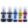Tiampuk 5 Pack 31 32XL Ink Bottle Refill Kit Compatible for HP Smart Tank 5101 7301 7602 7001 6001 Plus 551 651 455 457 450 All-in-One Ink-Tank Printers