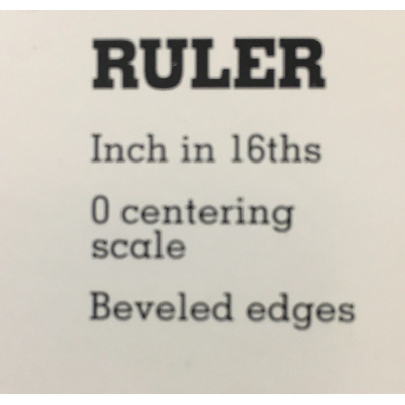 C-Thru Ruler Company Graph Ruler B-80