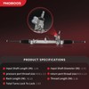 PHOBOOS Hydraulic Power Steering Rack and Pinion Assembly Compatible with