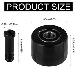 2pcs 3037PAR Pneumatic Belt Sander Bearing for Astro Pneumatic Tool, Belt Sander Replacement Parts Air Tool Parts 3037 Pulley Assembly for Astro