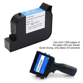 Ink Cartridge Replacement, 42ML RT 61 Black High Yield Ink Cartridge, Works with SC12 SC12T CP12 CP12W SC12KJ Handheld Inkjet Printer