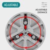 Yeruvce Adjustable Hole Saw Diameter 45Mm-130Mm Woodworking Hole Opener Cutting